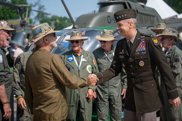 National_Guard_Bureau_Chief,_Gen._Daniel_R._Hokanson_at_right_greets_members_of_the_North_Carolina_Helicopter_Pilots_Association